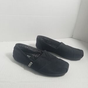 BOBS FROM SKECHERS BLACK LOAFERS SIZE 6